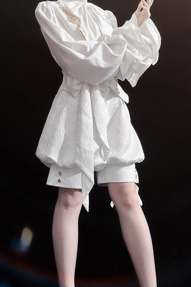 White Rabbit Hunting White Moonlight Edition Vintage Ouji Fashion Lolita Vest