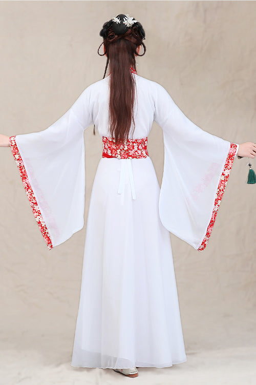 Gothic Lolita Dress - Neckline, White, Embroidered, Sweet Style, Chinese-Inspired Style - additional product view 3