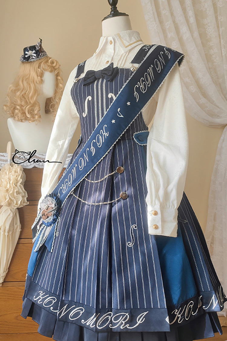 Gothic Lolita Dress - The Violin, 2 Colors, Bow Detail, Lace Trim, Ruffled - additional product view 9