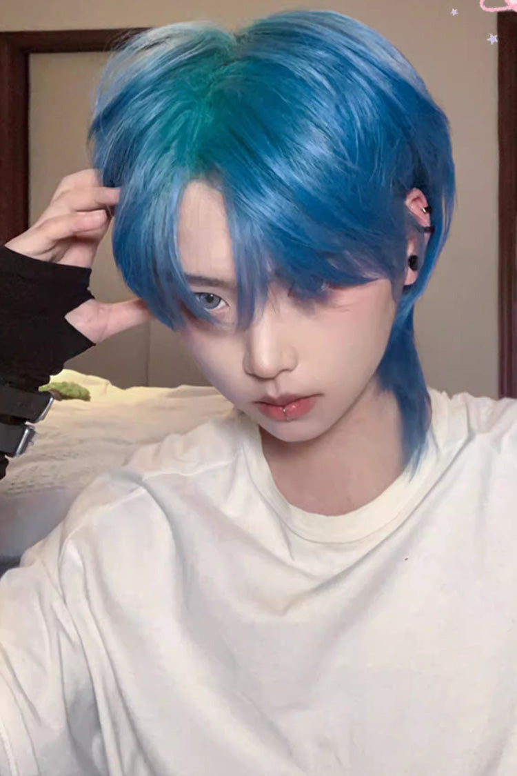 Kawaii Fashion Wig - Blue/green Gradient Natural, 2 Colors - Lolita Coordinate Hair - additional product view 4