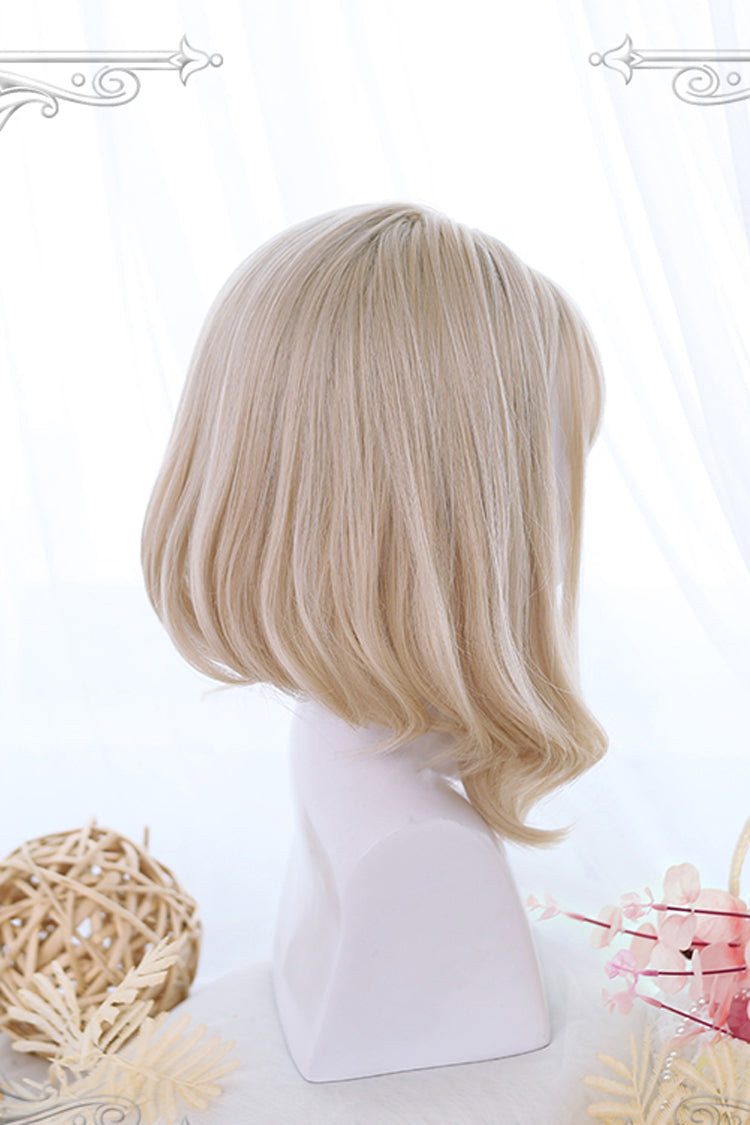 Kawaii Fashion Wig - Hair Slightly Curly, Yellow, Sweet Style - additional product view 5