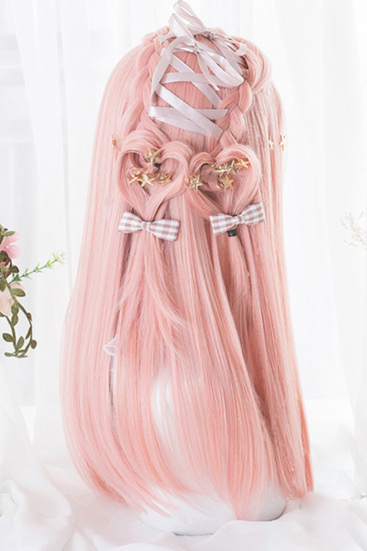 Kawaii Fashion Wig - Hime Cut, Pink, Sweet Style - Lolita Coordinate Hair - additional product view 4