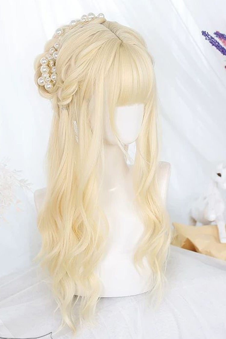 Kawaii Fashion Wig - Platinum-Blonde, Sweet Style, Layered - Daily and Convention Styling - additional product view 4