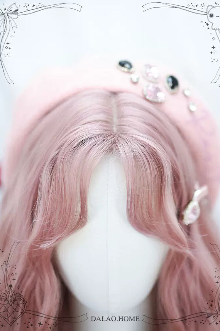 Kawaii Fashion Wig - Secondary Natural Curly, Pink, Sweet Style - additional product view 4