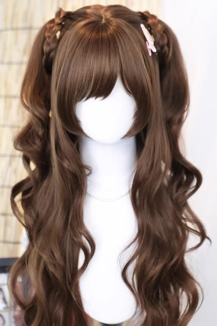Kawaii Fashion Wig - Warm Brown, Brown, Sweet Style - Kawaii Outfit Wig - additional product view 2