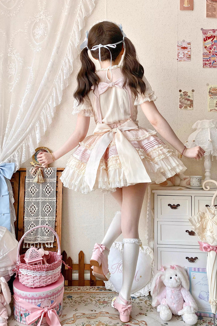 Lolita Dress - Grape Crunchies, 2 Colors, Bow Detail, Lace Trim, Ruffled - additional product view 12