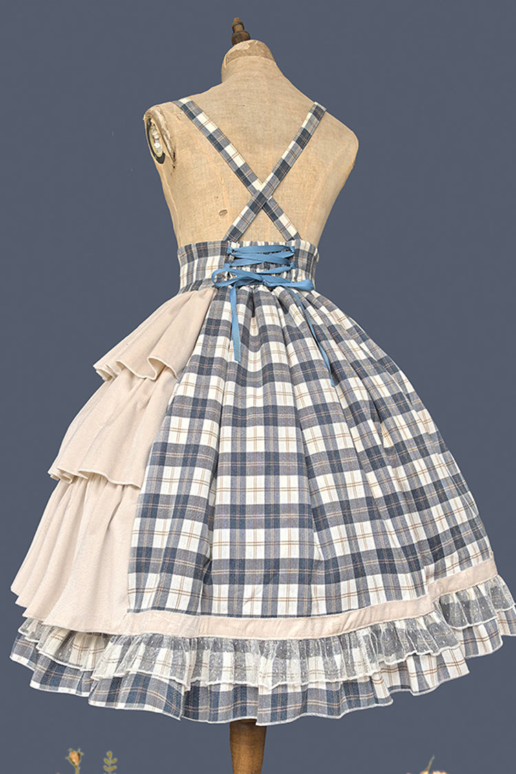 Lolita Dress - Morning Tune, 2 Colors, High Waist, Ruffled, Printed - additional product view 17