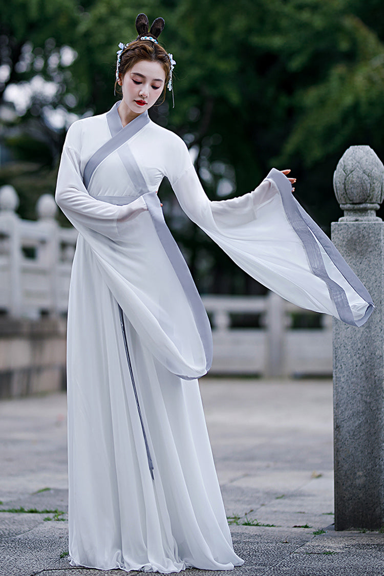 Lolita Dress - Simple Chinese Style, White, Chinese-Inspired Style, Sweet Style - additional product view 5