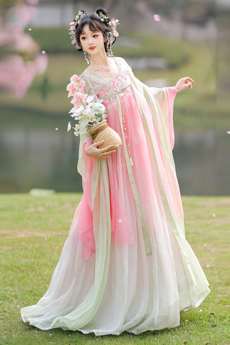 Lolita Dress - Spring Awakening, 2 Colors, High Waist, Women's Style - additional product view 5