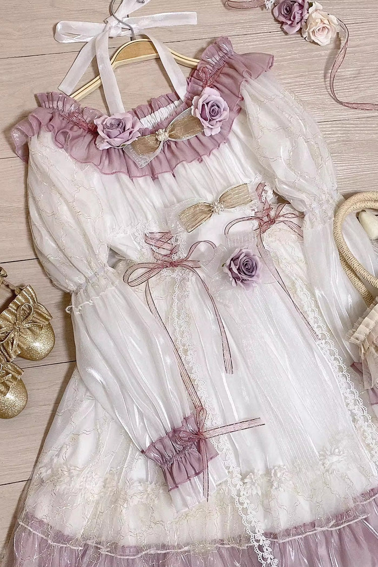 Lolita Dress - Spring Of Boliya, Purple, Lace Trim, Ruffled, Layered - additional product view 9