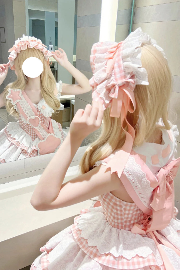 Lolita Dress - Star Grant Angel, Pink, Printed, Layered, Sweet Style - additional product view 17