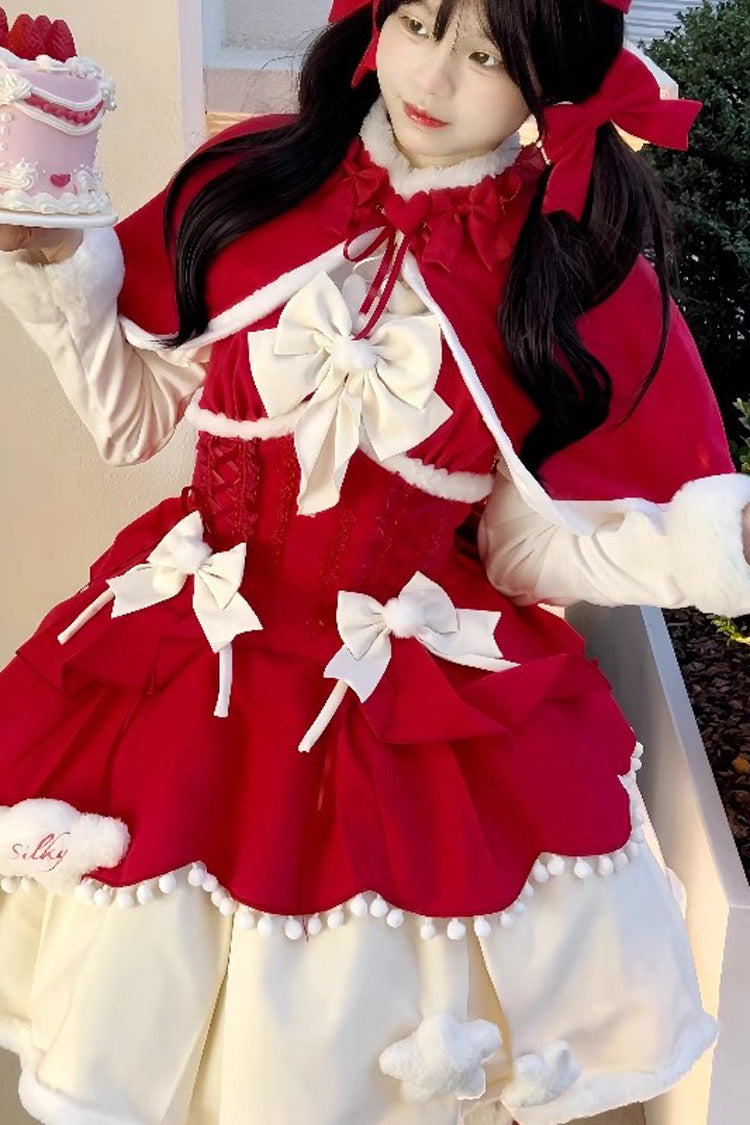 Lolita JSK Dress - Lovely Multi-layer, 3 Colors, Sweet Style, Bow Detail - additional product view 12