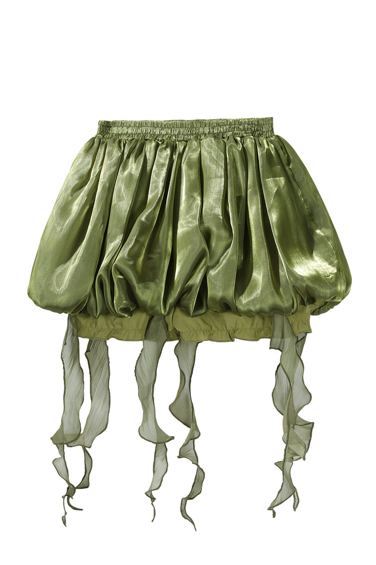Lolita Jumper Skirt - Children Of The Forest, Green, Sweet Style, Ruffled - additional product view 17