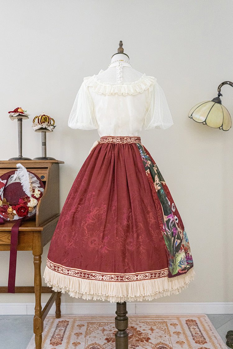 Lolita Outerwear - Kaleidoscope Of Dreams, Red, Printed, Sweet Style - additional product view 17