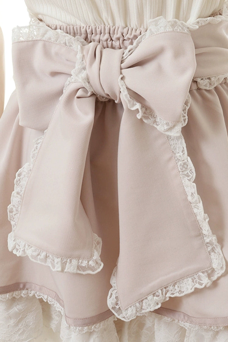 Lolita Skirt - Japanese High Waisted, Pink, High Waist, Layered, Sweet Style - additional product view 7
