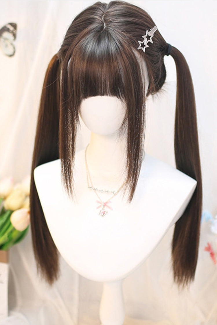 Lolita Wig - Cute Girl Jk Straight, 2 Colors, Sweet Style - Daily and Convention Styling - additional product view 4