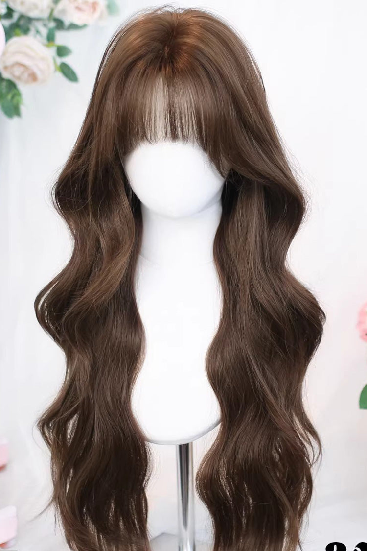 Lolita Wig - Flaxen Gold Big Wavy, Gold, Sweet Style - Lolita Coordinate Hair - additional product view 4