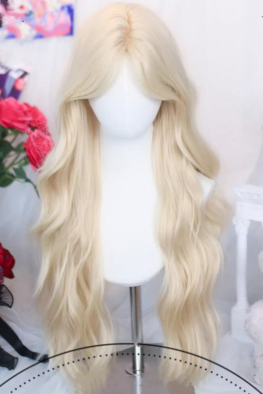 Long Wavy Lolita Wig - Blonde, Beige, Sweet Style - Lolita Coordinate Hair - additional product view 2