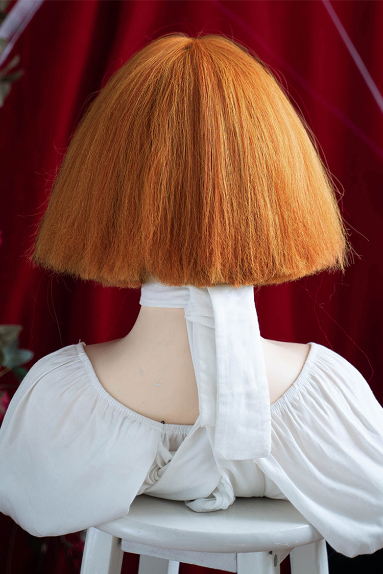 Long Wavy Lolita Wig - Candy Magic, Orange, Sweet Style - Lolita Coordinate Hair - additional product view 4
