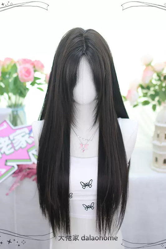 Long Wavy Lolita Wig - Natural, Black, Sweet Style, Classic Style - additional product view 2