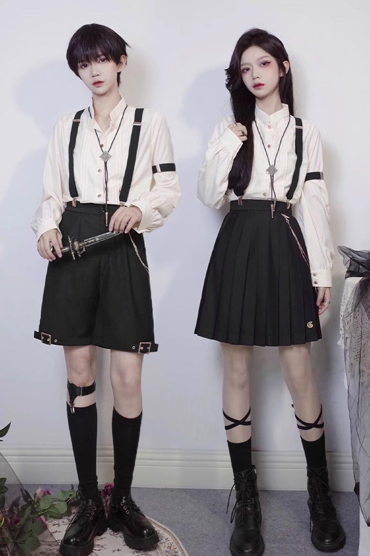 Ouji Prince Fashion Blouse - Seven Deadly Sins, White, Gothic Style - additional product view 4