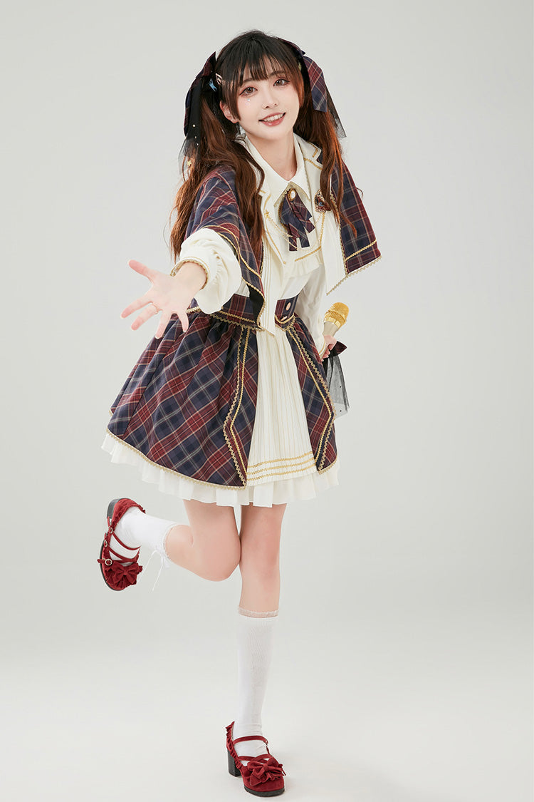Ruffled Lolita Skirt - Little Idol Multi-color Plaid, Multi-Color, Plaid, Sweet Style - additional product view 13