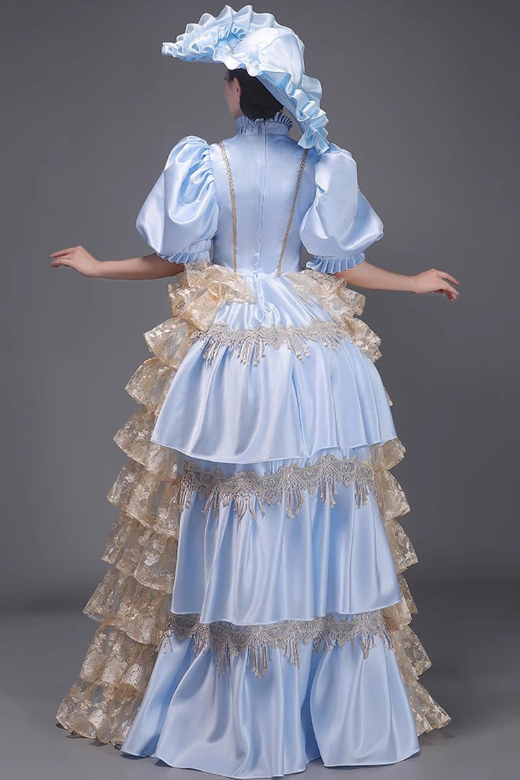 Sweet Lolita Dress - European Style, 3 Colors, Victorian Style, Ruffled, Long Sleeves - additional product view 14