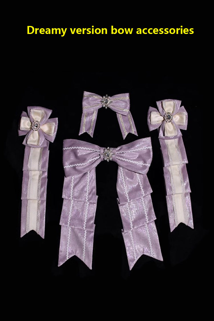 Sweet Lolita Dress - Girls' Day, Blue, Bow Detail, Lace Trim, Ruffled - additional product view 10