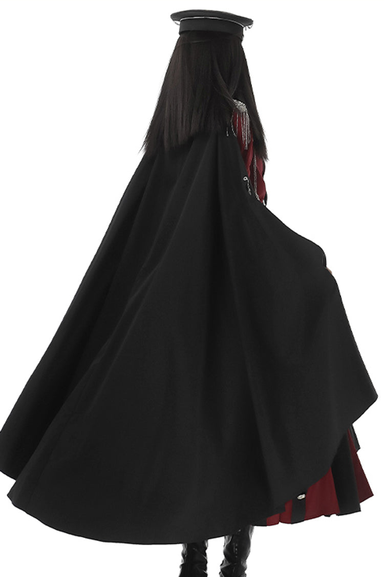 Sweet Lolita Dress - Scarlet Night Knight, 2 Colors, Bow Detail, Printed, Long Sleeves - additional product view 11