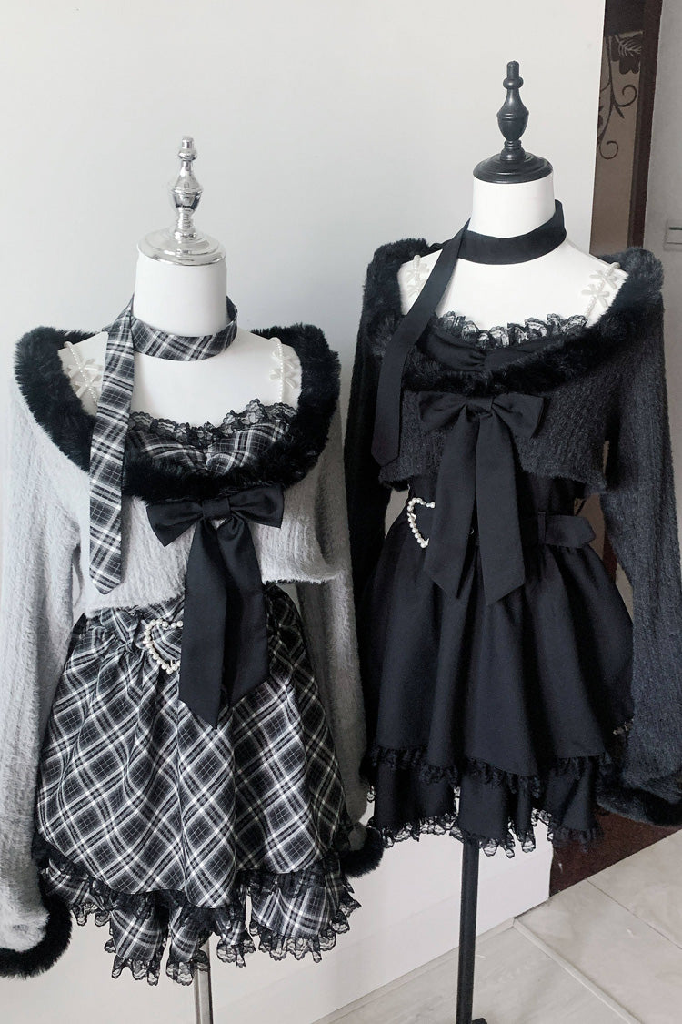 Sweet Lolita Dress - Stardust Oath, 2 Colors, Printed, Long Sleeves, Lace Trim - additional product view 19