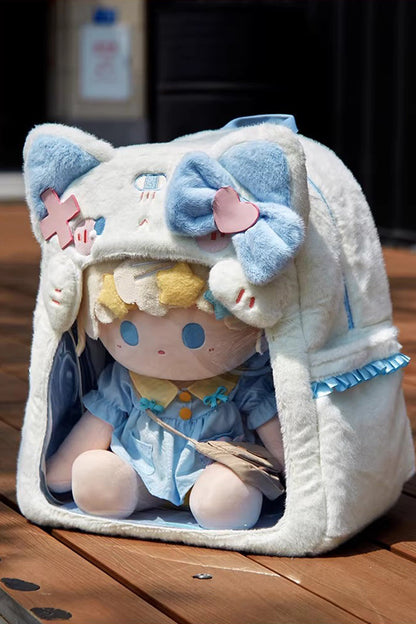 Cat Ears Bow Plush Sweet Lolita Itabag 5 Colors