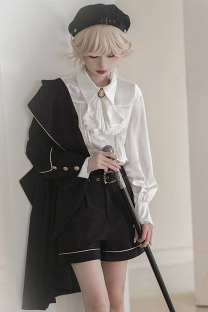 Black Vintage Tomorrow Vow Ouji Lolita Shorts
