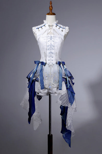 White [Dragon Bones] Chinese Style Prince Handsome Ouji Lolita Shorts