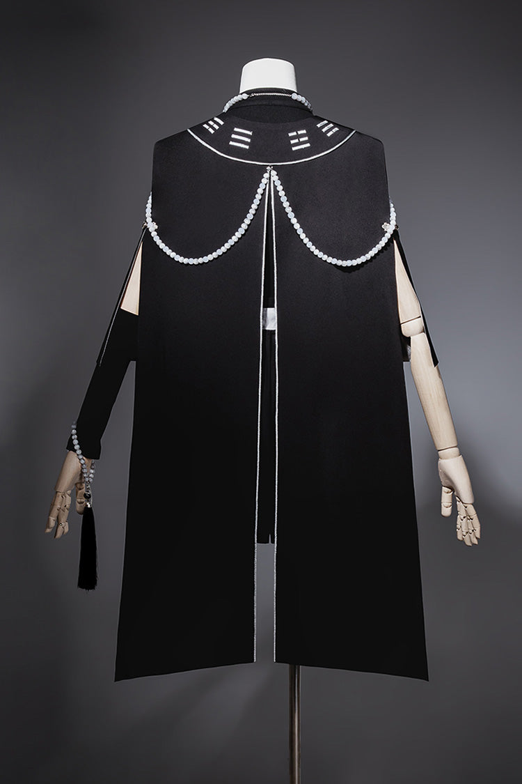 Black [The Strange End of the Immortal Sect] Sleeveless Chinese Style Ouji Lolita Set