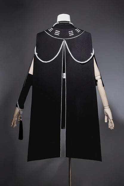 Black [The Strange End of the Immortal Sect] Sleeveless Chinese Style Ouji Lolita Set