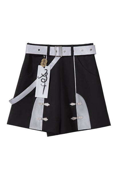 Black [The Strange End of the Immortal Sect] Sleeveless Chinese Style Ouji Lolita Set