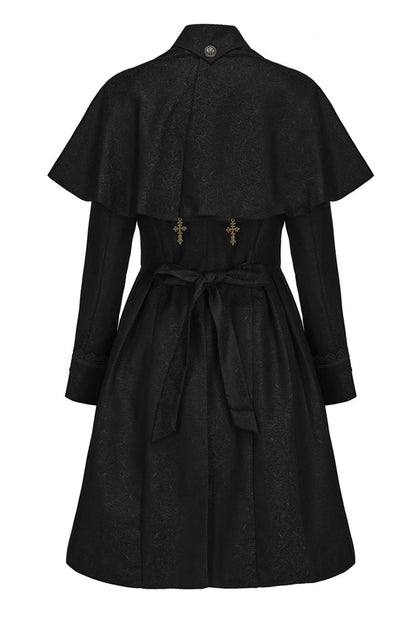 Black [The Eternal Sea of Hope] Long Sleeves Ouji Fashion Vintage Elegant Prince Lolita Long Coat