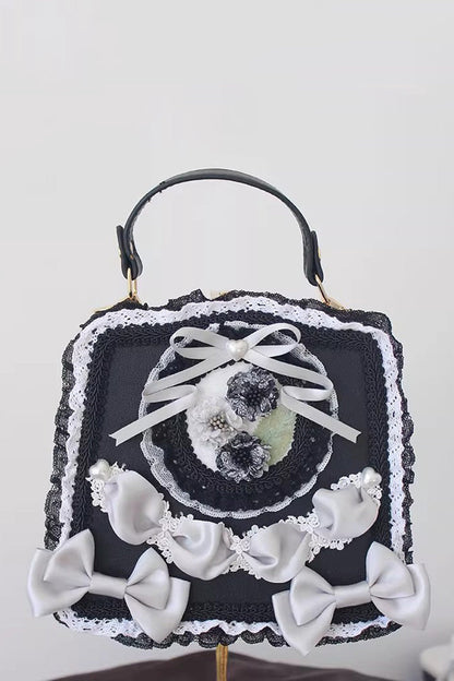 Four Seasons Floral Bowknot Lace Sweet Elegant Gorgeous Lolita Handbag 9 Colors