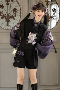 Black/Purple