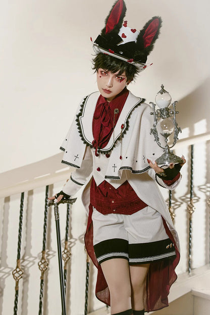 White Rabbit Duke Handsome Elegant Ouji Fashion Lolita Shorts