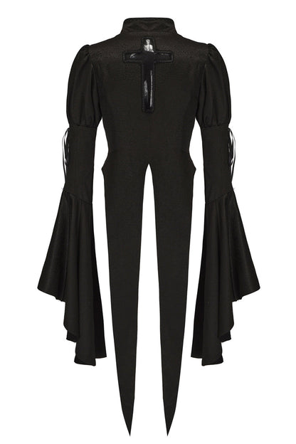 Black [Eternal Dark Portrait] Long Sleeves Vintage Elegant Prince Handsome Ouji Lolita Coat