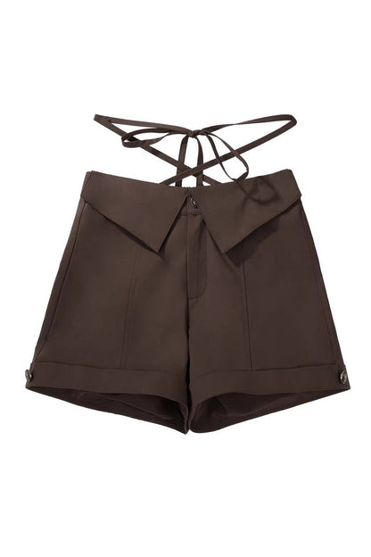 Brown [Fox Trail Chronicles] Sleeveless Hooded Punk Prince Ouji Lolita Set