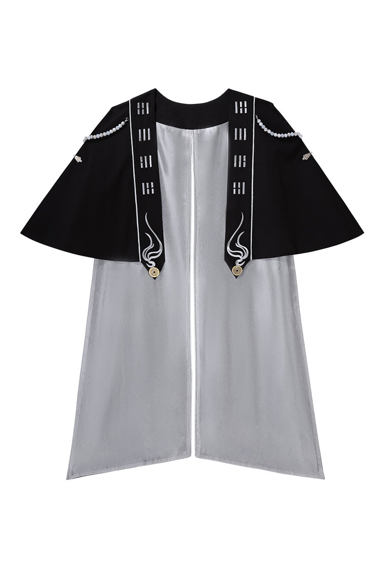 Black [The Strange End of the Immortal Sect] Sleeveless Chinese Style Ouji Lolita Set
