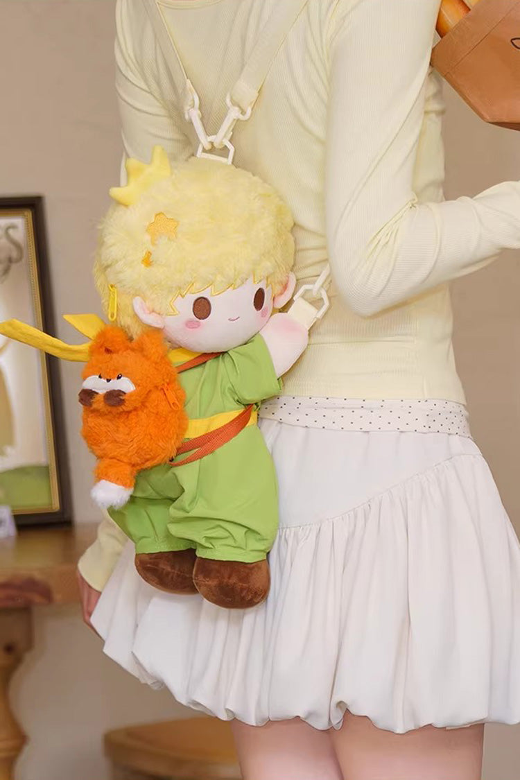 Green [The Little Prince] Cute Plush Toy Sweet Lolita Lying-Down Backpack