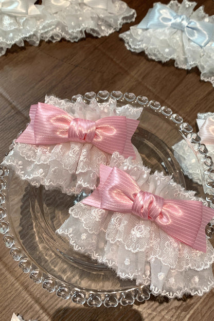 Multi-Color Strawberry Angel Cherry Blossom Tree Bowknot Lace Sweet Lolita Hand Sleeves 9 Colors
