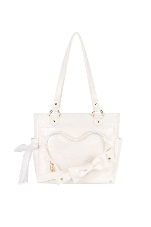 Floating Amber Transparent Love Bowknot Sweet Elegant Lolita Shoulder Bag 4 Colors