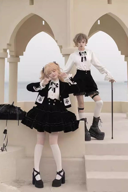 Black [Corrosion of The Heart] Ouji Prince Handsome Lolita Shorts