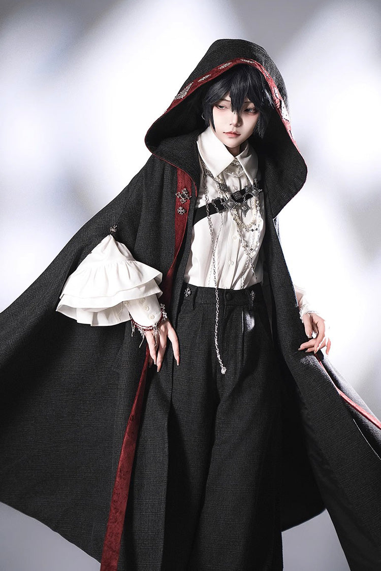 Black [Sacred Vow] Vintage Elegant Prince Handsome Ouji Lolita Pants
