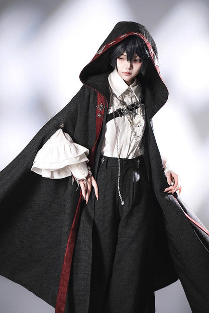 Black [Sacred Vow] Vintage Elegant Prince Handsome Ouji Lolita Pants