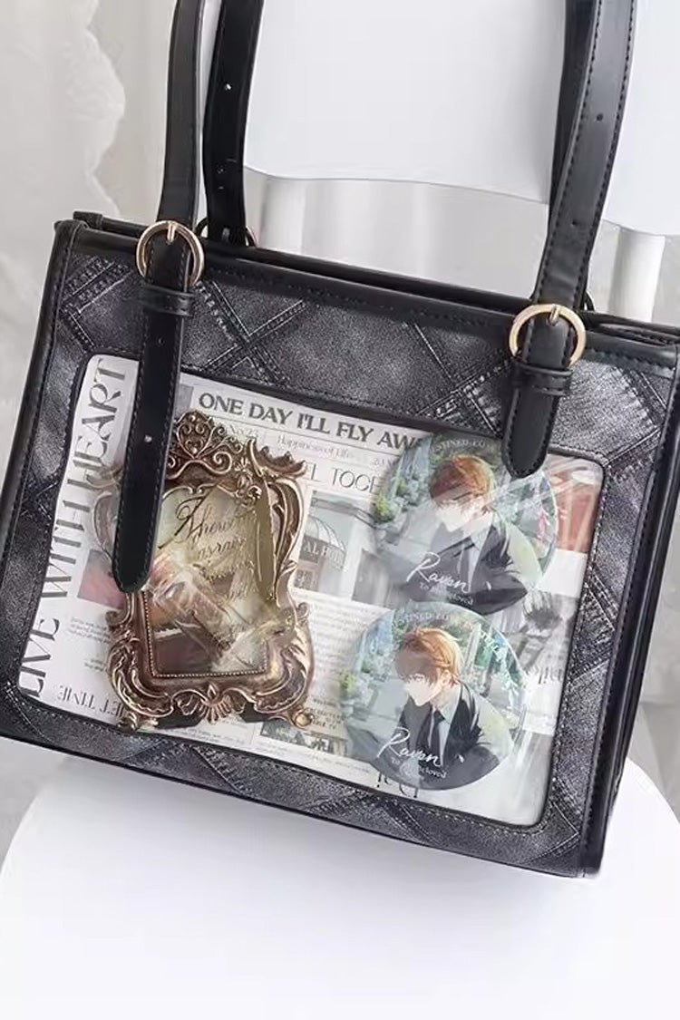 Diamond Print Sweet Japanese Lolita Shoulder Itabag 4 Colors